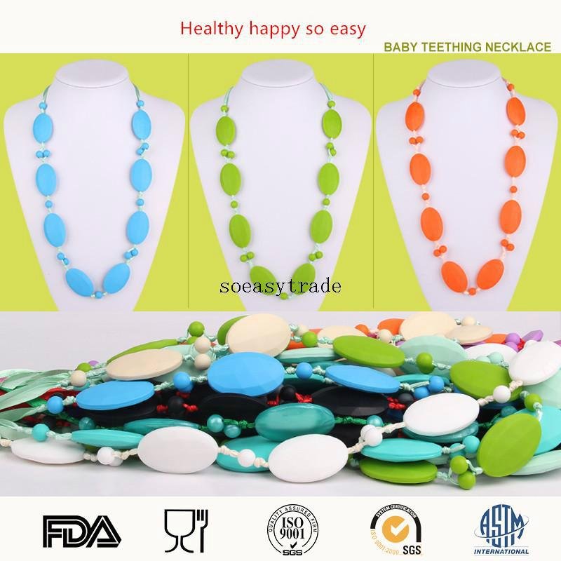 FK002 baby teething silicone Necklace 2