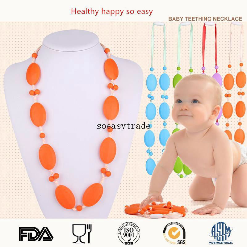 FK002 baby teething silicone Necklace 4