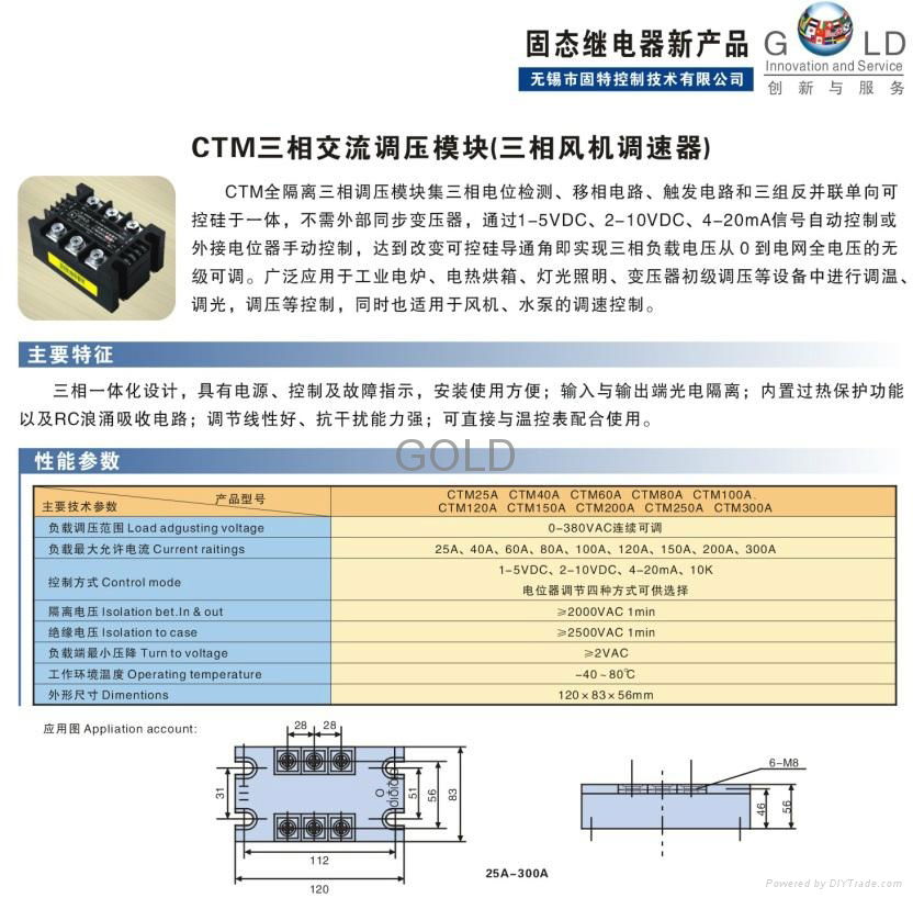 单相固态调压模块 4