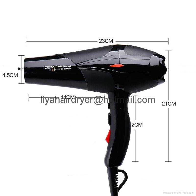 2000W Professional High Power Hair Dryer With Over Heating Protection 5