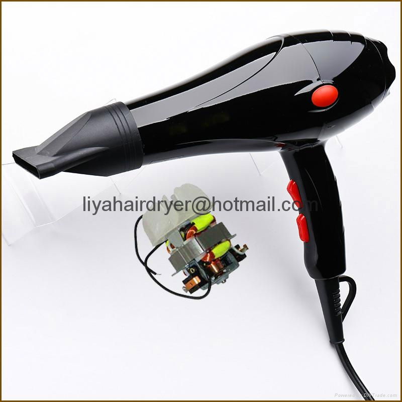 Professional Ionic Hot Sale Hair Dryer 2100w Black Made In China