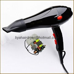 Professional Ionic Hot Sale Hair Dryer 2100w Black Made In China