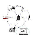 Portable microwave full duplex COFDM IP mesh for UAV 1