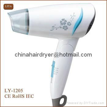 Hot Selling 1000w Mini Folding Hair Dryer 2