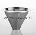 20years factory cone coffee filter coffee dripper