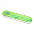 跨境電商熱銷便攜式殺菌牙刷消毒盒UV紫外線牙刷消毒器