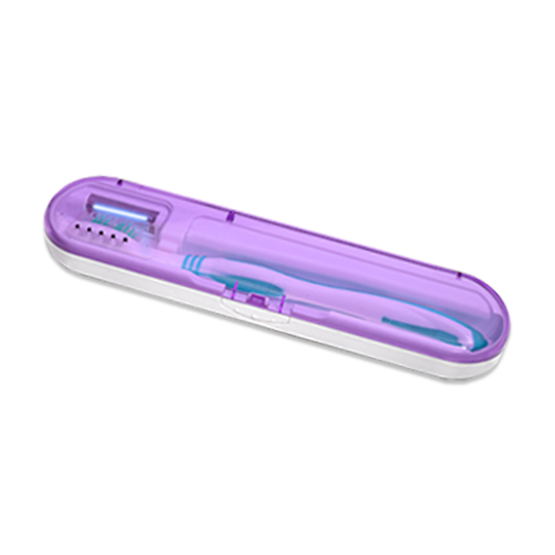 外贸热销UV紫外线牙刷消毒器便携式杀菌牙刷消毒盒