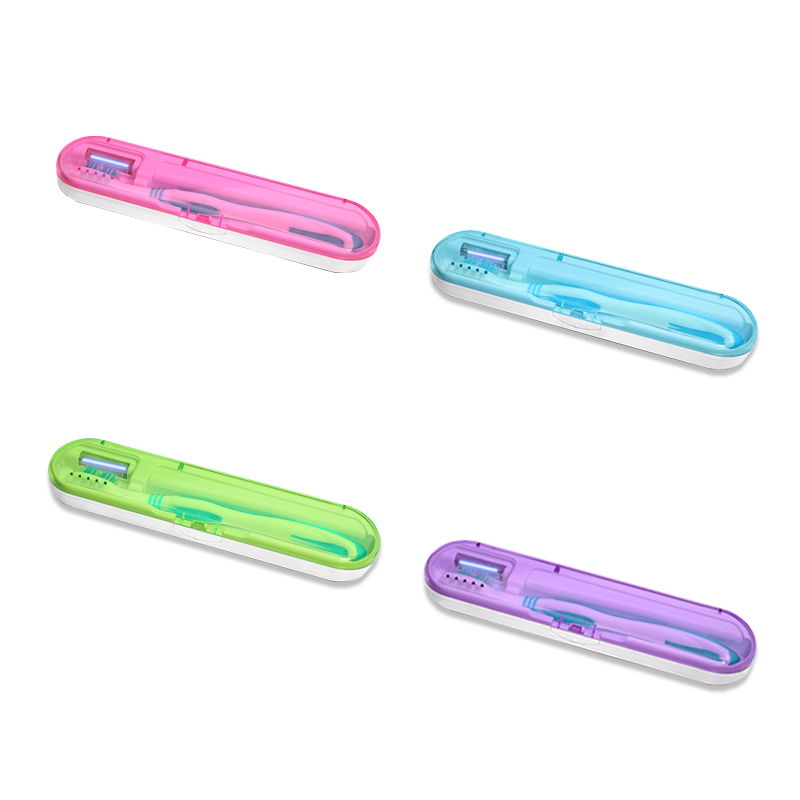 外贸热销UV紫外线牙刷消毒器便携式杀菌牙刷消毒盒 3