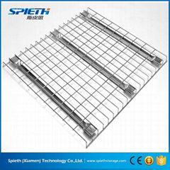 Steel wire mesh decking for pallet decking