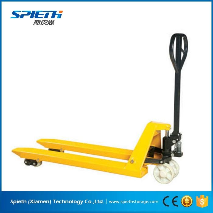 China Hydraulic Hand Pallet Truck with Rubber Wheel 3
