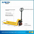 China Hydraulic Hand Pallet Truck with Rubber Wheel 4