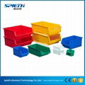 Double side mobile plastic tool box parts storage bin 2