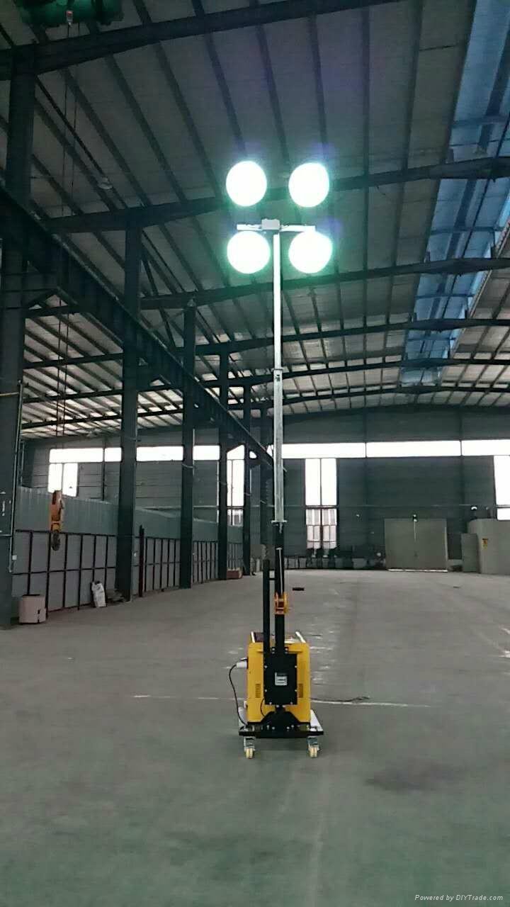 portable mobile lighting tower