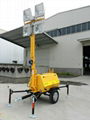 5KW mobile light tower with 6M light post 