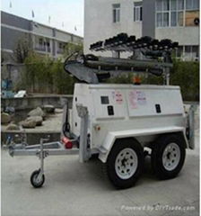 Auto lifing mobile light tower with LED lights ! 