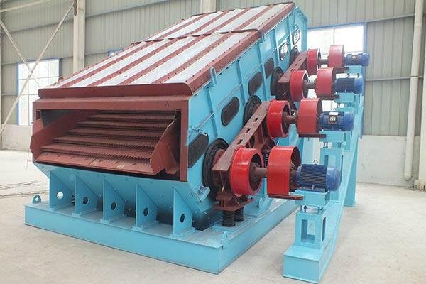 Dual frequency vibrating screen for Sand Aggregate