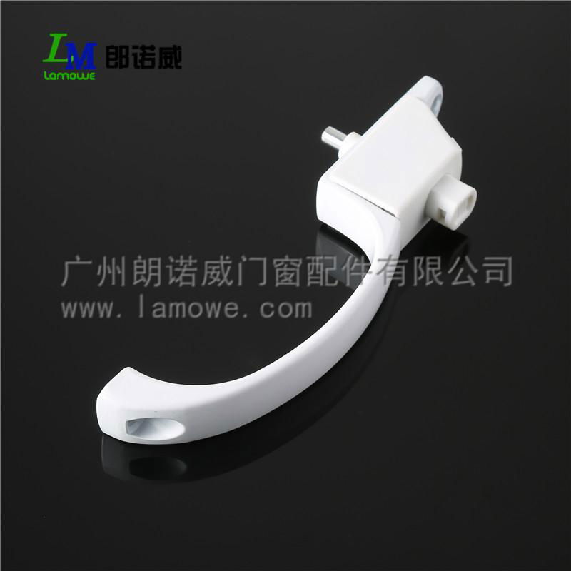 Best Practical High Quality White Aluminum Alloy Aluminum Window Handle with Key