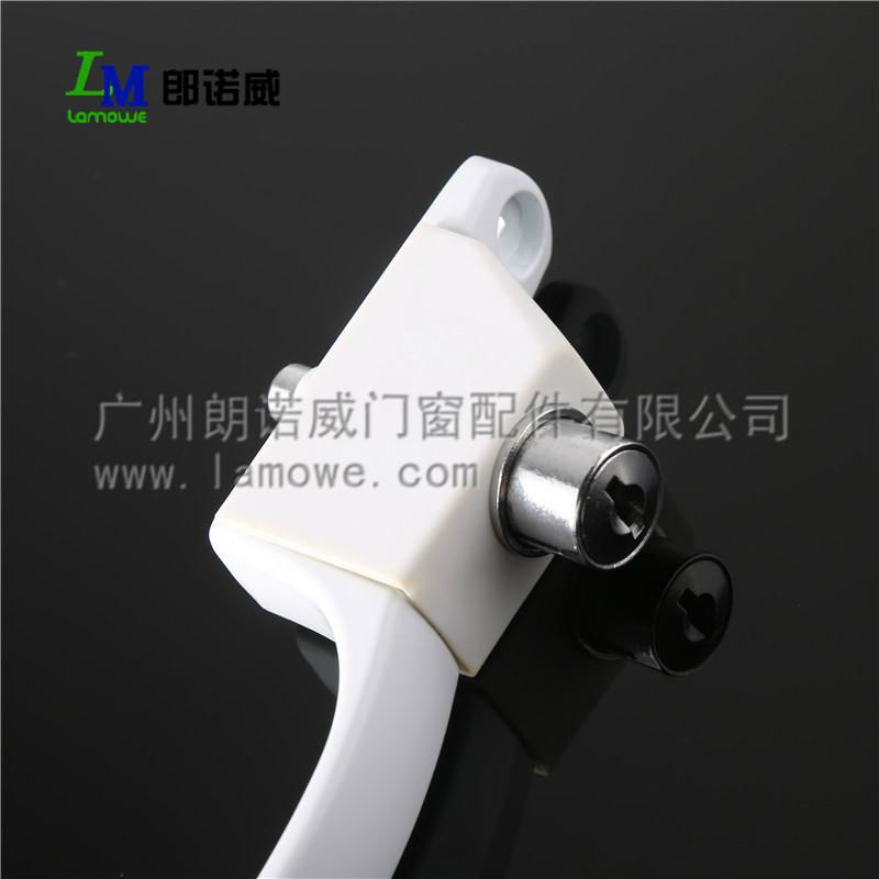 Best Practical High Quality White Aluminum Alloy Aluminum Window Handle with Key 4