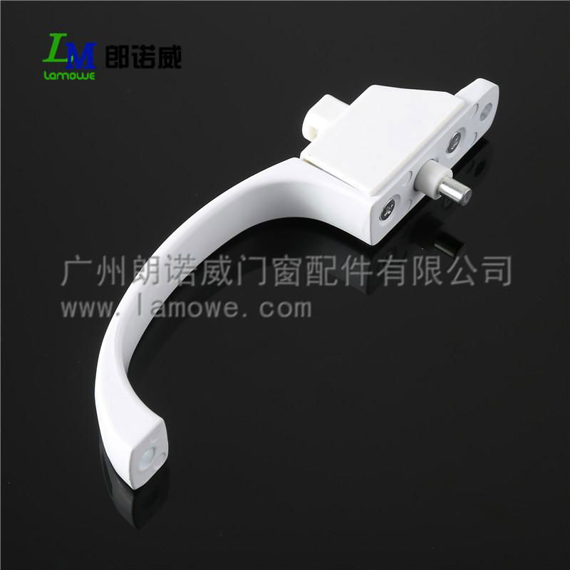 Best Practical High Quality White Aluminum Alloy Aluminum Window Handle with Key 5