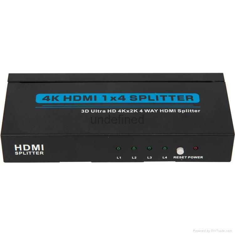 HDMI 1x4 Splitter 1.4Version support 3d HDTV