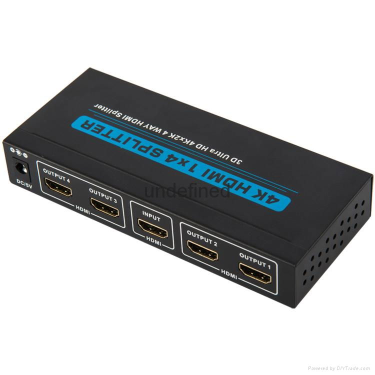 HDMI 1x4 Splitter 1.4Version support 3d HDTV 4