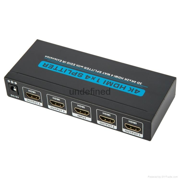 HDMI Splitter 1*4 With EDID IR Extension 1.4 Version