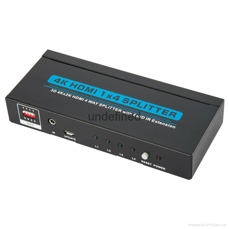 HDMI Splitter 1*4 With EDID IR Extension 1.4 Version 3