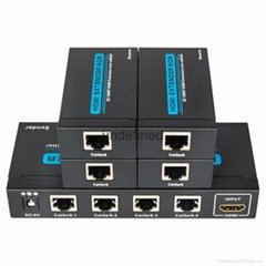 HDMI1.3 Splitter 1x4  With 60m Extender