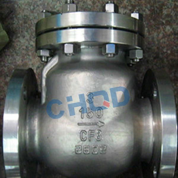 Cast Steel Wcb/Lcb/Wc6/Wc9 RF Flange Swing Check Valve 5