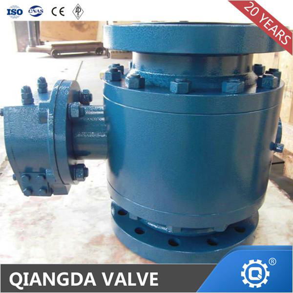 API 6D hard faced metal to metal seat ball valve