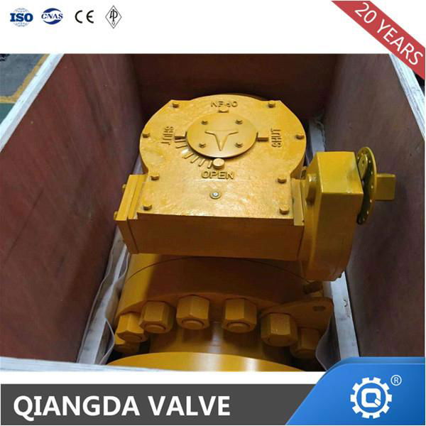 API 6D hard faced metal to metal seat ball valve 2