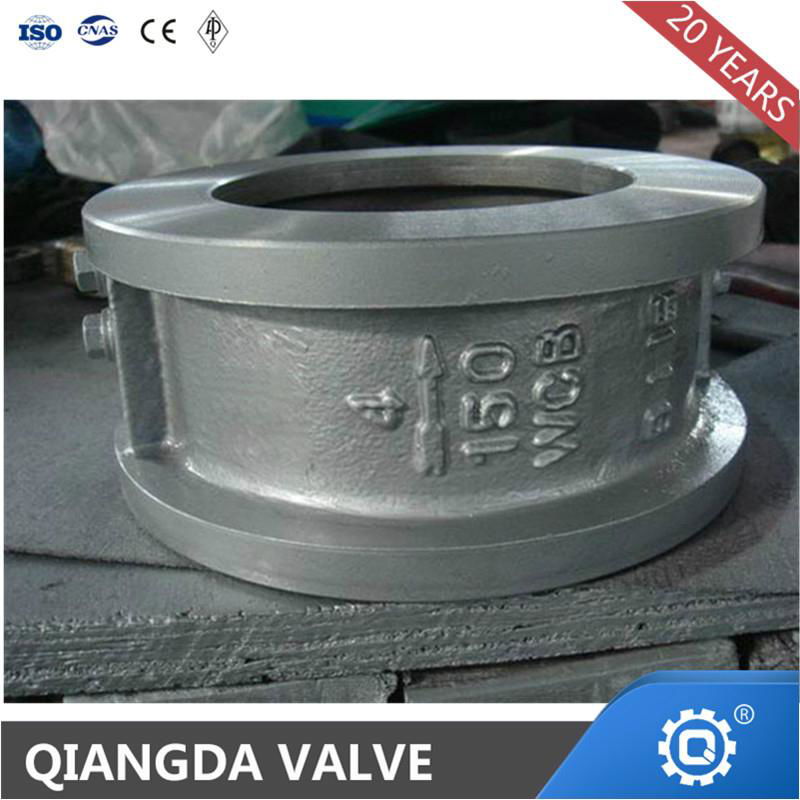 API594 dual disc Check Valve wcb cf8 f51 cn7m 5