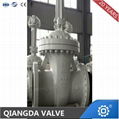 Casting Steel WCB Worm Gear Operation Gate Valve 1