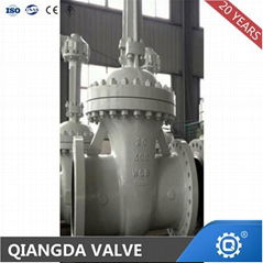 Casting Steel WCB Worm Gear Operation Gate Valve