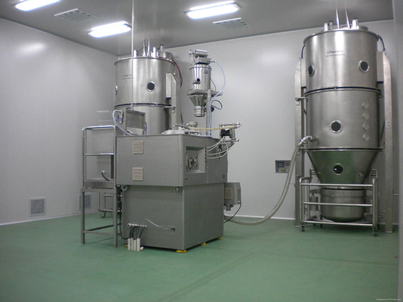 Multifunction Pilling Coating Granulator FL-C Series 300C Fluid Bed dryer 5