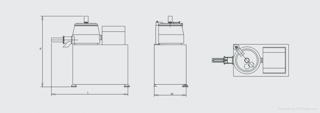 Fluid Bed Dryer HL Series 100Liters Wet Mixing Granulator 50Liters pharmaceutica 2