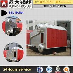 SZL Yuanda Manufactory Coal biomass Fired Steam Water Boiler Price