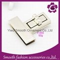 Rectangle Gold Metal Twist Lock for