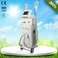 IPL SHR Elight  permanent hair removal machine with 2 handles