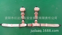 供应优质跑车带卷收器自动收缩四点式安全带