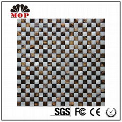 MOP-M01 15*15mm shell mosaic tile club