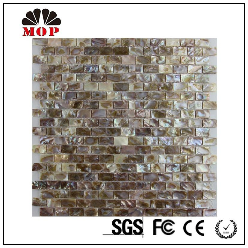 MOP-G05 wholesaler in China - 15*25mm mother of pearl shell mosaic tile