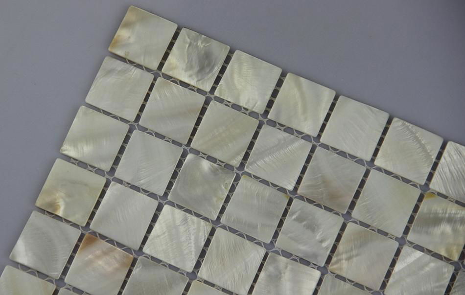 MOP-G07 mesh with gap shell mosaic tile club 2