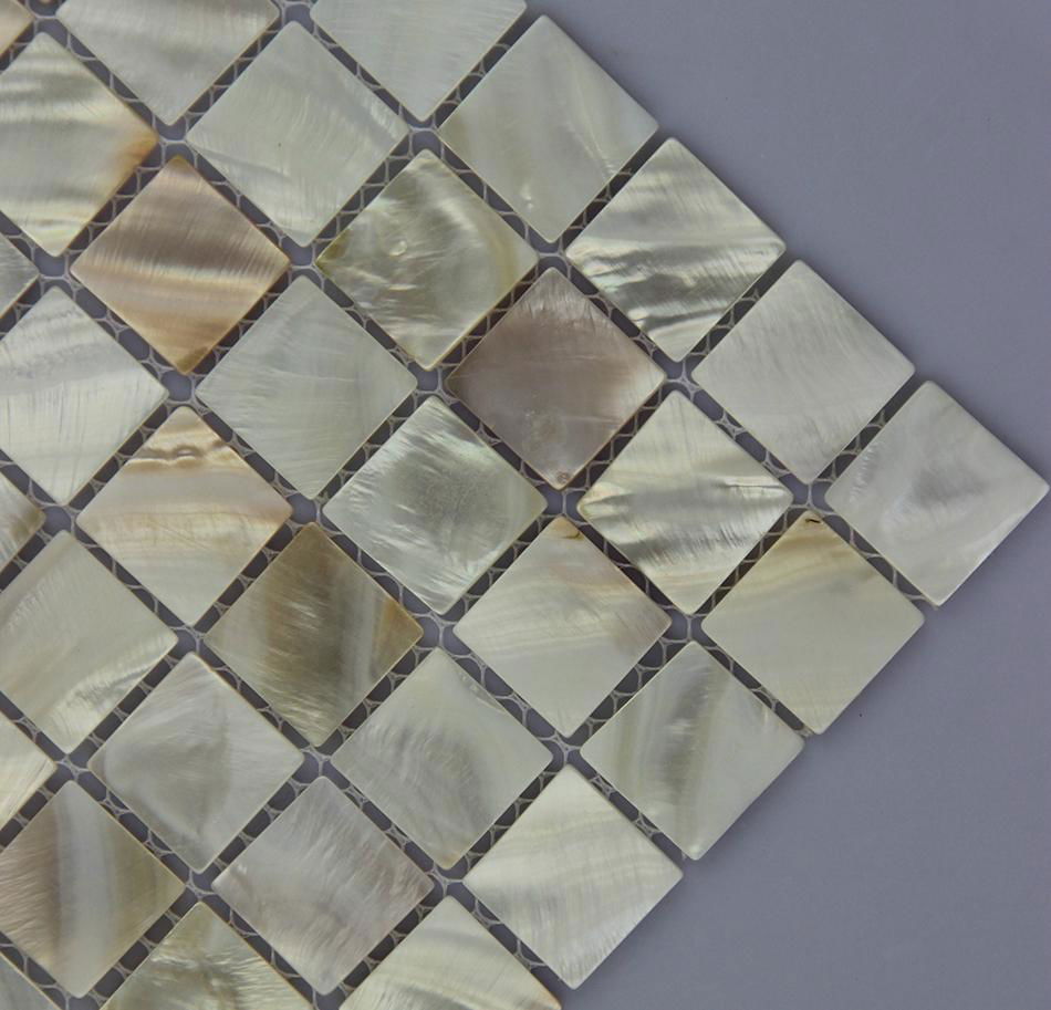 MOP-G07 mesh with gap shell mosaic tile club 3