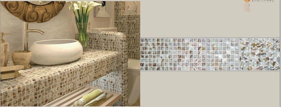 MOP-G08 mother of pearl shell mosaic slab 3