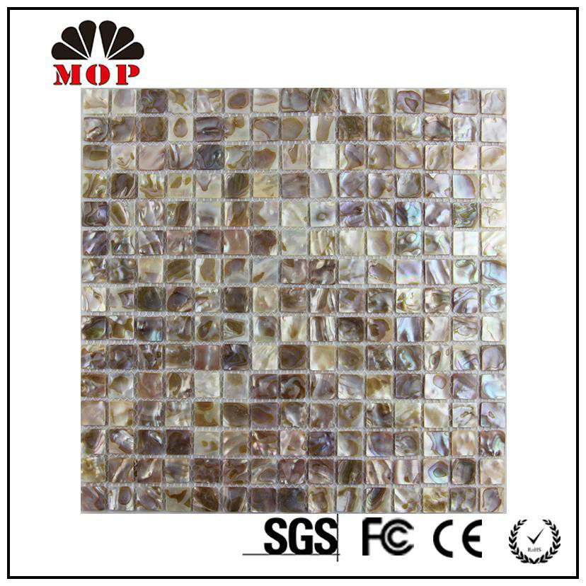 MOP-G08 mother of pearl shell mosaic slab