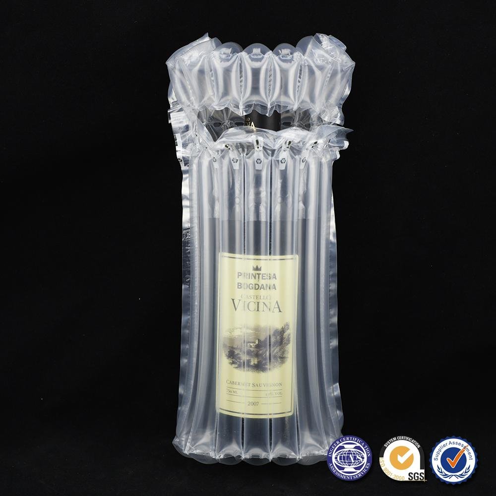 Factory supplier air bubble bag for packaging red wine bottle