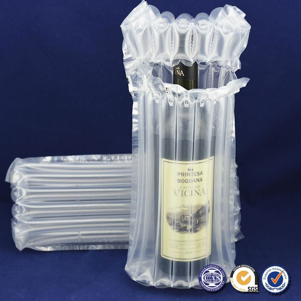 Factory supplier air bubble bag for packaging red wine bottle 3