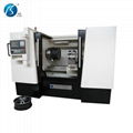 CK6180W Hot Sale wheel rim Repair CNC lathe machine with Diamond cutting