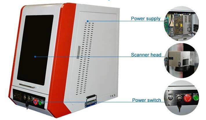 20w fiber laser marking machine, color laser marking machine  5